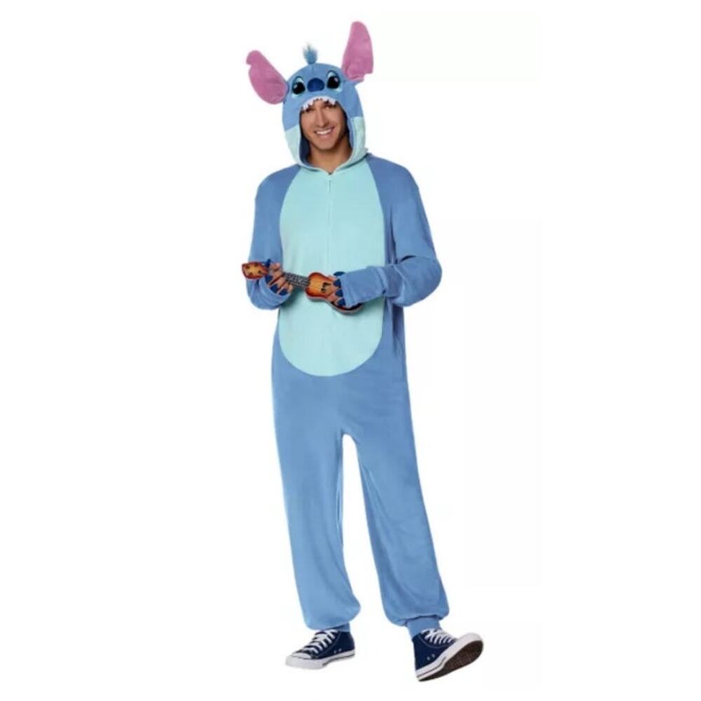 Disney Stitch Union Suit Jumpsuit Costume Lilo & Stitch Sz Large / X Large NEW